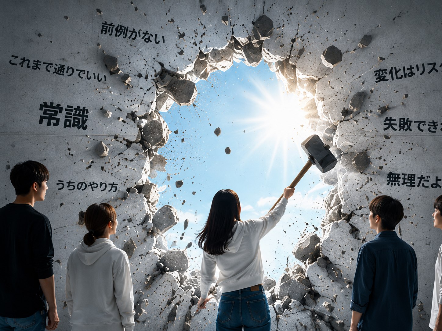 固定観念の壁を打ち破り新しい視点に触れる若者たち